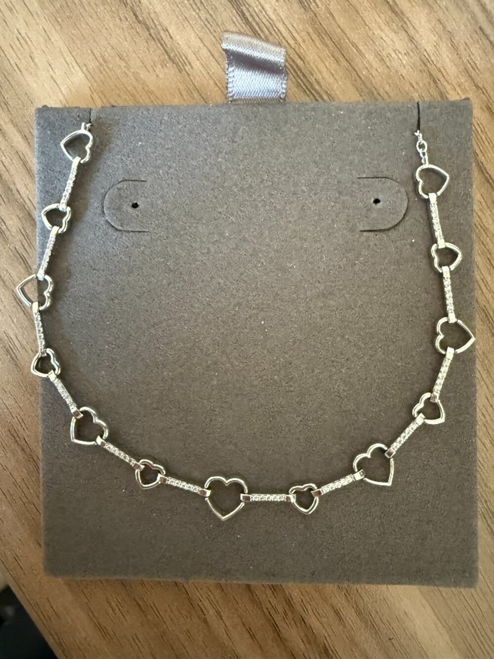 Kendra Scott Haisley Heart Strand Silver Necklace